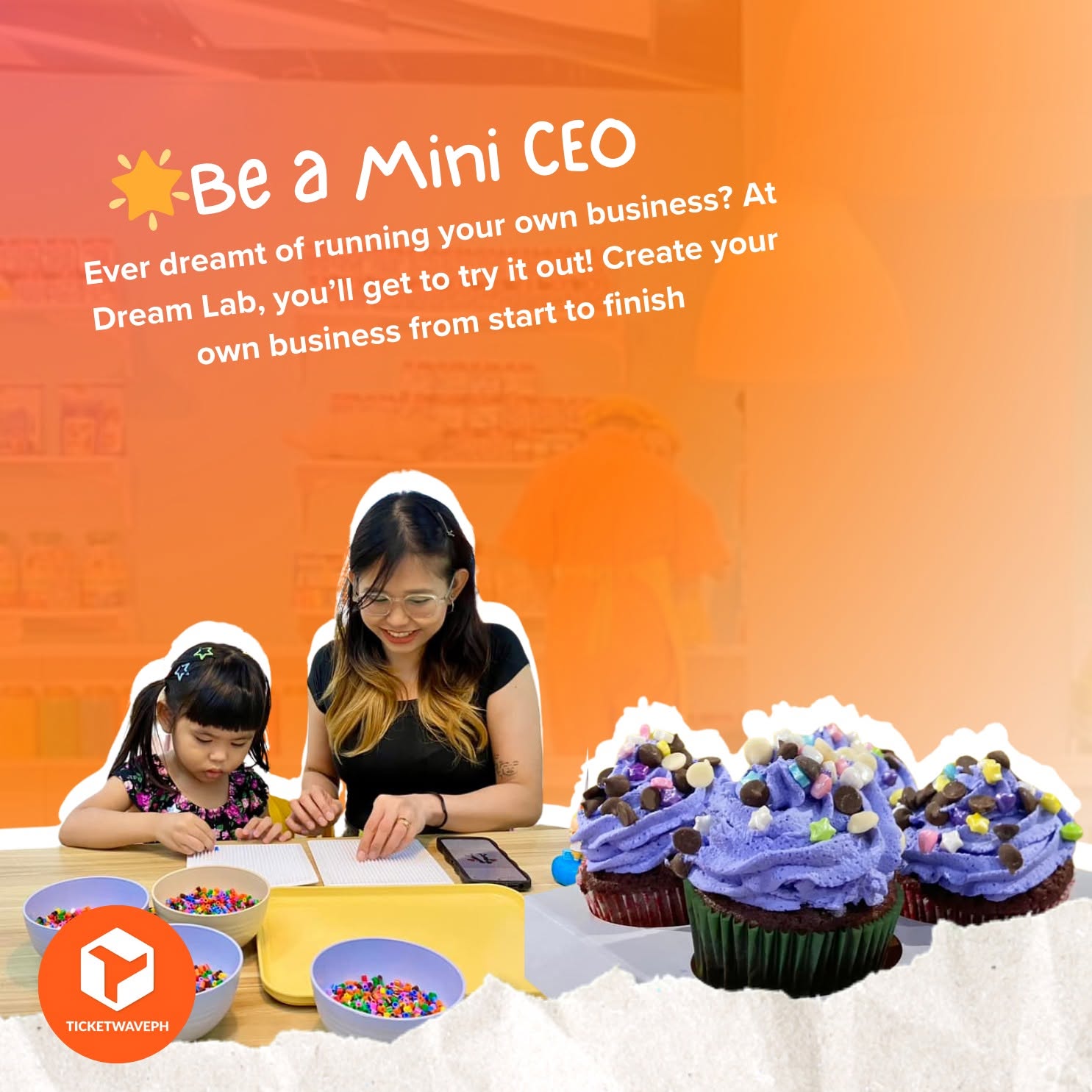 Campaign graphic for the Dream Lab Mini CEO experience